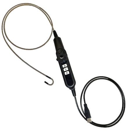 Vividia Articulating USB Borescope, 4.5mm, 39 Long, 180 Degree Articulating D3145